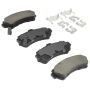 MPA 1003-0669C Quality-Built Black Series Ceramic Brake Pads w/ Hardware
