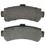 MPA 1003-0669C Quality-Built Black Series Ceramic Brake Pads w/ Hardware