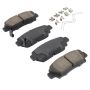 MPA 1003-0672C Quality-Built Black Series Ceramic Brake Pads w/ Hardware