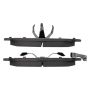 MPA 1003-0674C Quality-Built Black Series Ceramic Brake Pads w/ Hardware