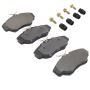 MPA 1003-0676C Quality-Built Black Series Ceramic Brake Pads w/ Hardware