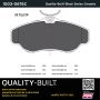 MPA 1003-0676C Quality-Built Black Series Ceramic Brake Pads w/ Hardware