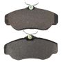 MPA 1003-0676C Quality-Built Black Series Ceramic Brake Pads w/ Hardware