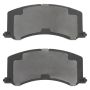 MPA 1003-0677C Quality-Built Black Series Ceramic Brake Pads w/ Hardware