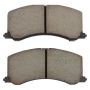MPA 1003-0677C Quality-Built Black Series Ceramic Brake Pads w/ Hardware