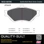 MPA 1003-0678C Quality-Built Black Series Ceramic Brake Pads w/ Hardware