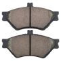 MPA 1003-0678C Quality-Built Black Series Ceramic Brake Pads w/ Hardware