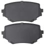 MPA 1003-0680C Quality-Built Black Series Ceramic Brake Pads w/ Hardware