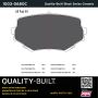 MPA 1003-0680C Quality-Built Black Series Ceramic Brake Pads w/ Hardware