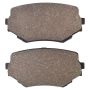 MPA 1003-0680C Quality-Built Black Series Ceramic Brake Pads w/ Hardware