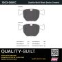 MPA 1003-0681C Quality-Built Black Series Ceramic Brake Pads w/ Hardware