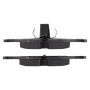 MPA 1003-0681C Quality-Built Black Series Ceramic Brake Pads w/ Hardware