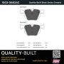 MPA 1003-0683AC Quality-Built Black Series Ceramic Brake Pads w/ Hardware