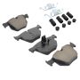 MPA 1003-0683AM Quality-Built Black Series Semi-Metallic Brake Pads w/ Hardware