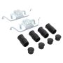 MPA 1003-0683AM Quality-Built Black Series Semi-Metallic Brake Pads w/ Hardware