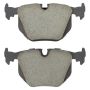 MPA 1003-0683C Quality-Built Black Series Ceramic Brake Pads w/ Hardware