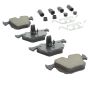 MPA 1003-0683M Quality-Built Black Series Semi-Metallic Brake Pads w/ Hardware