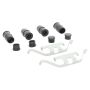 MPA 1003-0683M Quality-Built Black Series Semi-Metallic Brake Pads w/ Hardware