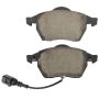 MPA 1003-0687AC Quality-Built Black Series Ceramic Brake Pads w/ Hardware