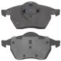 MPA 1003-0687C Quality-Built Black Series Ceramic Brake Pads w/ Hardware