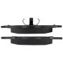 MPA 1003-0687C Quality-Built Black Series Ceramic Brake Pads w/ Hardware
