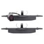 MPA 1003-0687M Quality-Built Black Series Semi-Metallic Brake Pads w/ Hardware