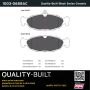 MPA 1003-0688AC Quality-Built Black Series Ceramic Brake Pads w/ Hardware