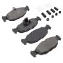 MPA 1003-0688AM Quality-Built Black Series Semi-Metallic Brake Pads w/ Hardware