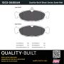 MPA 1003-0688AM Quality-Built Black Series Semi-Metallic Brake Pads w/ Hardware