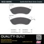 MPA 1003-0690C Quality-Built Black Series Ceramic Brake Pads w/ Hardware