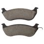 MPA 1003-0690M Quality-Built Black Series Semi-Metallic Brake Pads w/ Hardware