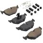 MPA 1003-0692AC Quality-Built Black Series Ceramic Brake Pads w/ Hardware