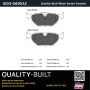 MPA 1003-0692AC Quality-Built Black Series Ceramic Brake Pads w/ Hardware