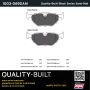 MPA 1003-0692AM Quality-Built Black Series Semi-Metallic Brake Pads w/ Hardware