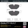 MPA 1003-0692BC Quality-Built Black Series Ceramic Brake Pads w/ Hardware