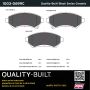 MPA 1003-0699C Quality-Built Black Series Ceramic Brake Pads w/ Hardware