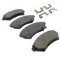 MPA 1003-0699M Quality-Built Black Series Semi-Metallic Brake Pads w/ Hardware
