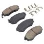 MPA 1003-0700AM Quality-Built Black Series Semi-Metallic Brake Pads w/ Hardware