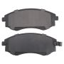 MPA 1003-0700AM Quality-Built Black Series Semi-Metallic Brake Pads w/ Hardware