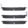 MPA 1003-0700BC Quality-Built Black Series Ceramic Brake Pads w/ Hardware