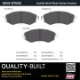 MPA 1003-0700C Quality-Built Black Series Ceramic Brake Pads w/ Hardware