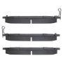 MPA 1003-0700M Quality-Built Black Series Semi-Metallic Brake Pads w/ Hardware