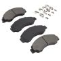 MPA 1003-0701M Quality-Built Black Series Semi-Metallic Brake Pads w/ Hardware