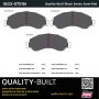 MPA 1003-0701M Quality-Built Black Series Semi-Metallic Brake Pads w/ Hardware