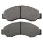 MPA 1003-0701M Quality-Built Black Series Semi-Metallic Brake Pads w/ Hardware