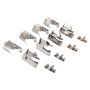 MPA 1003-0701M Quality-Built Black Series Semi-Metallic Brake Pads w/ Hardware