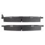 MPA 1003-0701M Quality-Built Black Series Semi-Metallic Brake Pads w/ Hardware