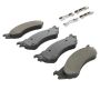 MPA 1003-0702AM Quality-Built Black Series Semi-Metallic Brake Pads w/ Hardware