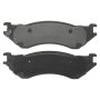 MPA 1003-0702AM Quality-Built Black Series Semi-Metallic Brake Pads w/ Hardware