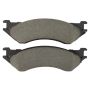 MPA 1003-0702AM Quality-Built Black Series Semi-Metallic Brake Pads w/ Hardware